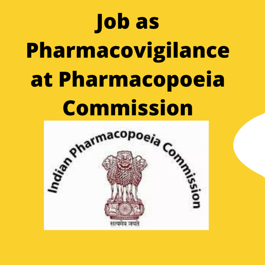 Pharmacovigilance at Pharmacopoeia Commission