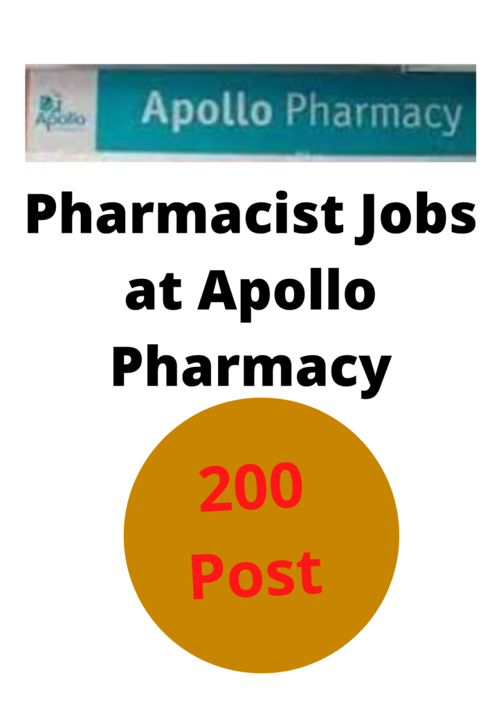 Pharmacist Jobs at Apollo Pharmacy