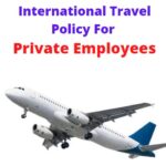 International Travel Policy for Private Professionals by Companies