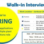PI Industries Ltd- Walk-In-Interview for B.Sc, M.Sc, Diploma in Chem. B.Tech, B.E On 20th Dec 2022