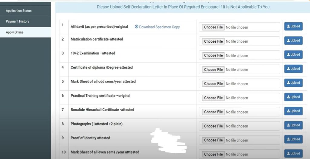 hpspc New Registration step 6