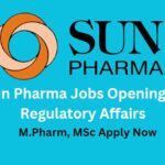 Sun Pharma Jobs Opening in Regulatory Affairs