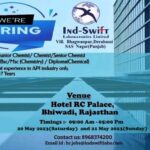Ind-Swift Laboratories Ltd; Walk-In Interviews for Production On 20th May 2023