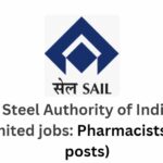 Steel Authority of India Limited jobs: Pharmacists (04 posts)