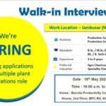 PI Industries Ltd | Walk-In Interview for Production Supervisor/ Executive On 19th May 2023