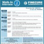 Finecure Pharmaceuticals Walk-In Interviews for Production / Packing / QA / QC on 11th June 2023