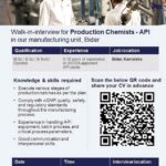 Sai Life Sciences Limited- Walk-In Drive for Production Chemist (API) On 17th June 2023