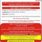 glenmark walk in interview