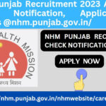 NHM Panjab Recruitment