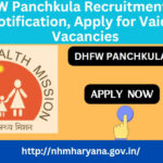 DHFW Panchkula Recruitment