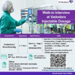 Dr. Reddy’s Laboratories Ltd.-Walk-In Interviews On 20th August 2023