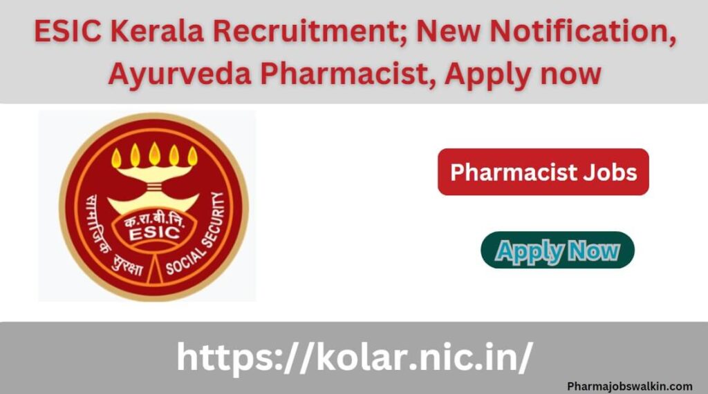ESIC Kerala Recruitment