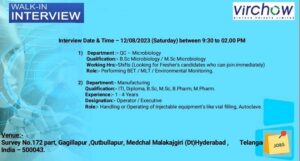 virchow pharma walk in