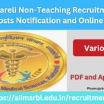 AIIMS Raebareli Non-Teaching Recruitment