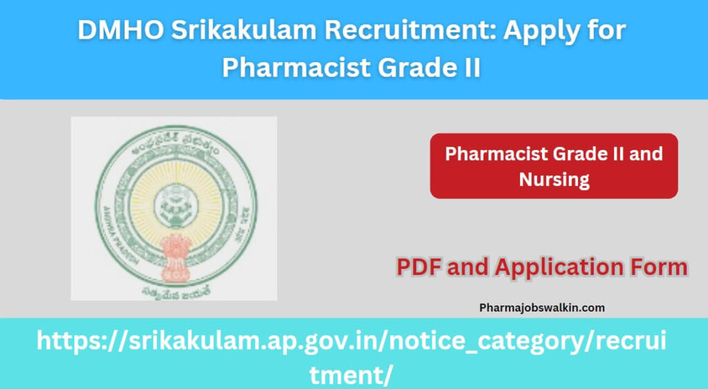 DMHO Srikakulam Recruitment