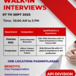 MSN Laboratories – Walk-In Interviews on 7th September 2023