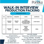 Pontika Aerotech Limited – Walk-In Interview