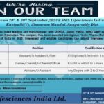 SMS Lifescience Walk-in Interview