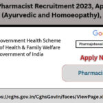 CGHS Pharmacist Recruitment