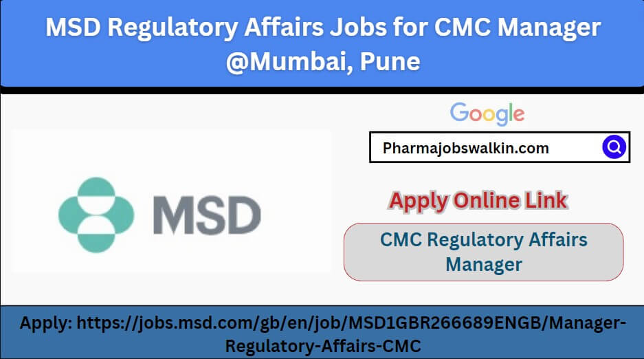 MSD Regulatory Affairs Jobs