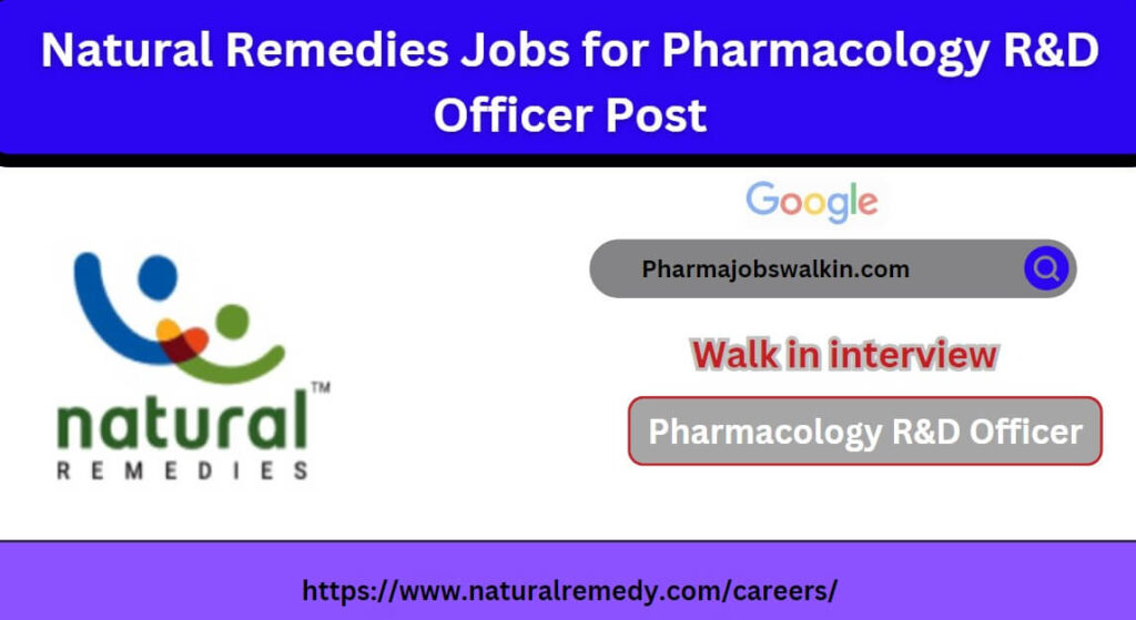 Natural Remedies Jobs