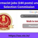 SSC Pharmacist jobs