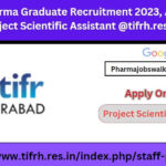 TIFR Pharma Graduate Recruitment