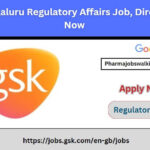 GSK Bengaluru Regulatory Affairs Job
