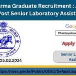 OSSC Pharma Graduate Recruitment