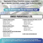 Swiss Parenterals Ltd Walk-in